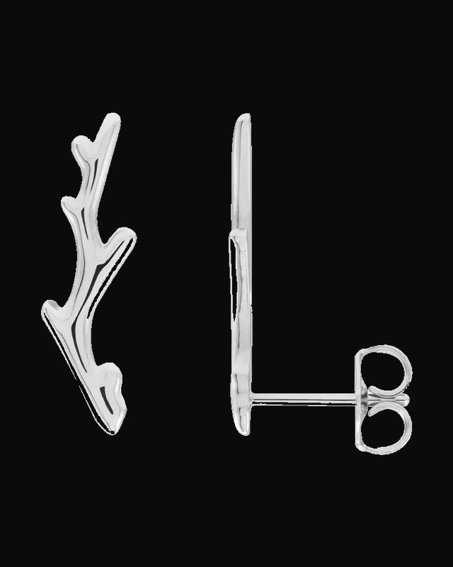 Branch Ear Climbers — Sterling Silver