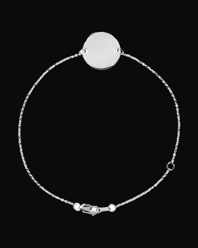 Engravable Disc Bracelet
