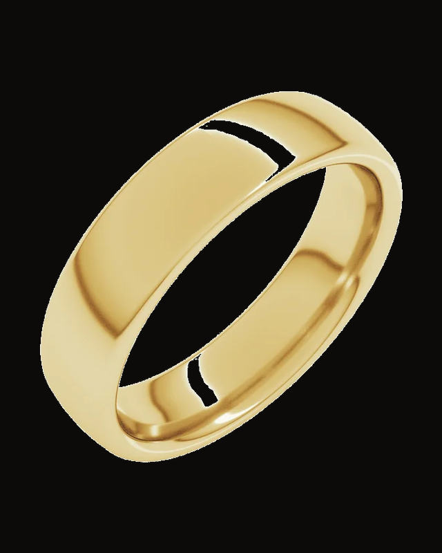 Comfort-Fit Standard Weight European-Style Band
