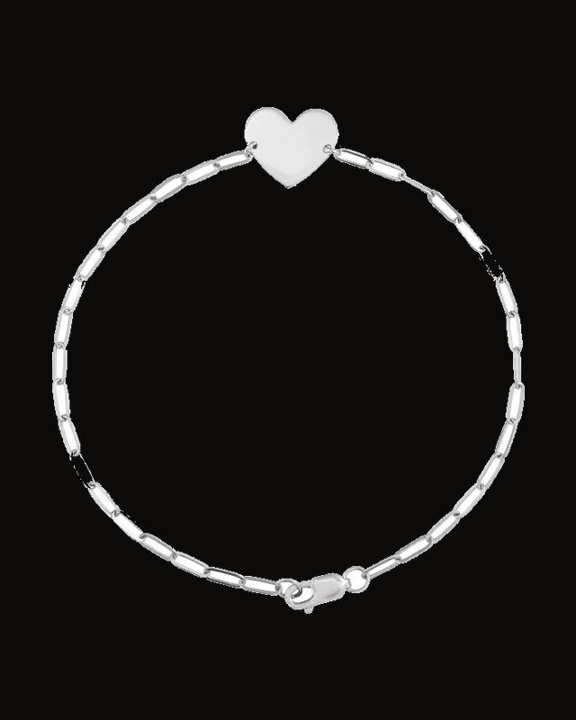 Engravable Heart Bracelet