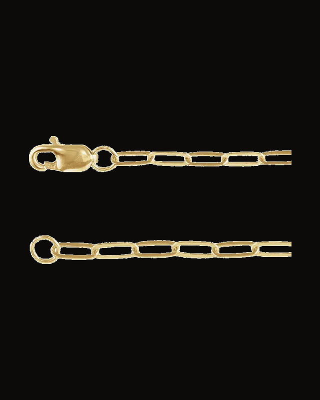 2.1 mm Paperclip-Style Chain