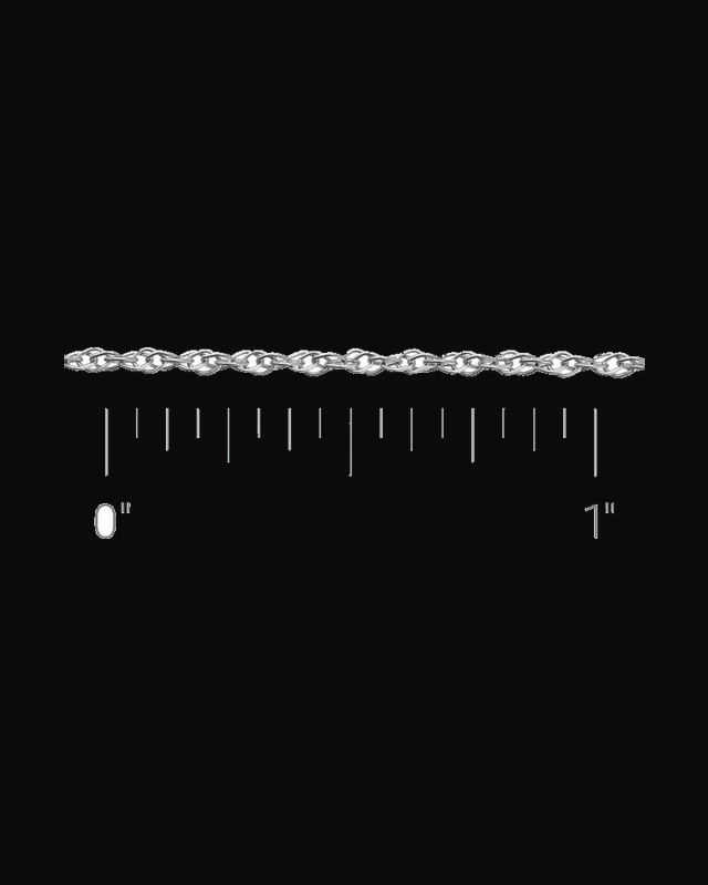 1.25 mm Rope Chain