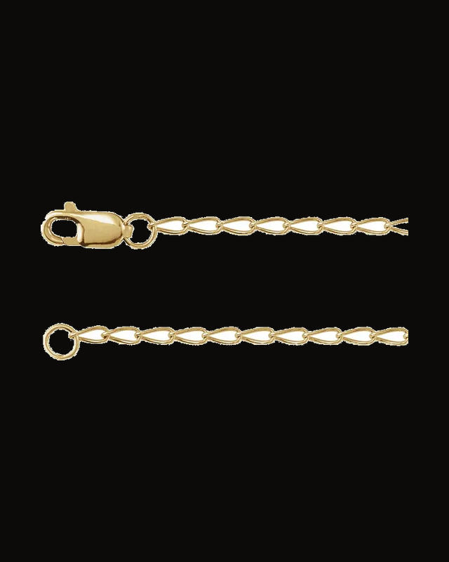 1.6mm Elongated Curb Chain