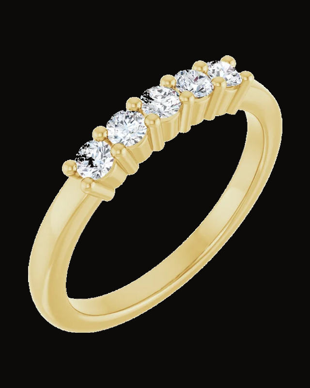 1/3 CTW Lab-Grown Diamond Anniversary Band — 14K Yellow Gold · 2.1 mm