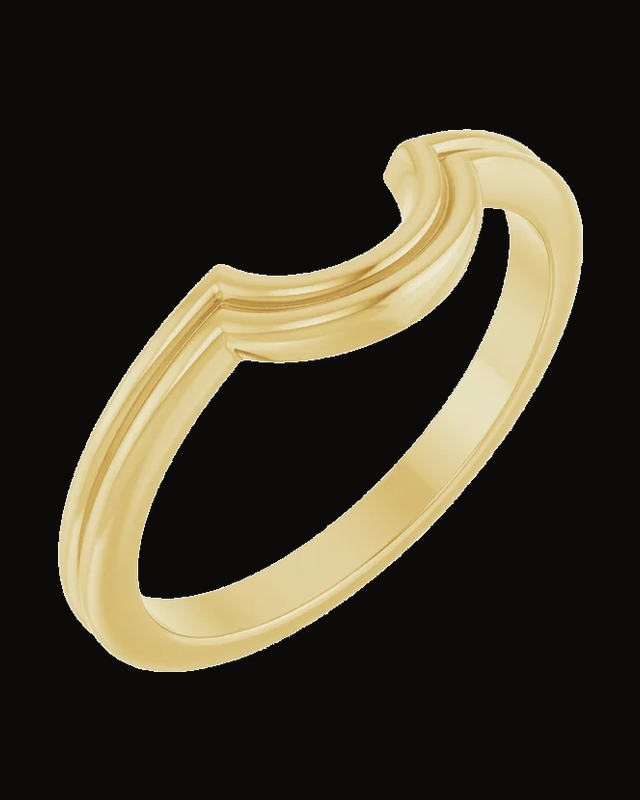 Contour Band — 14K Yellow Gold · 5.2 x 1.8 mm