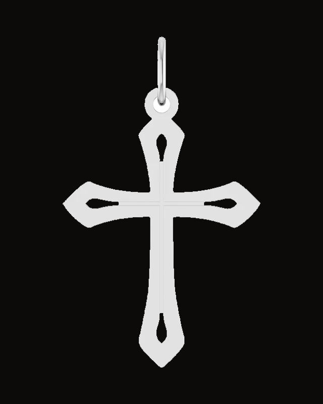 Cross Necklace or Pendant — Sterling Silver