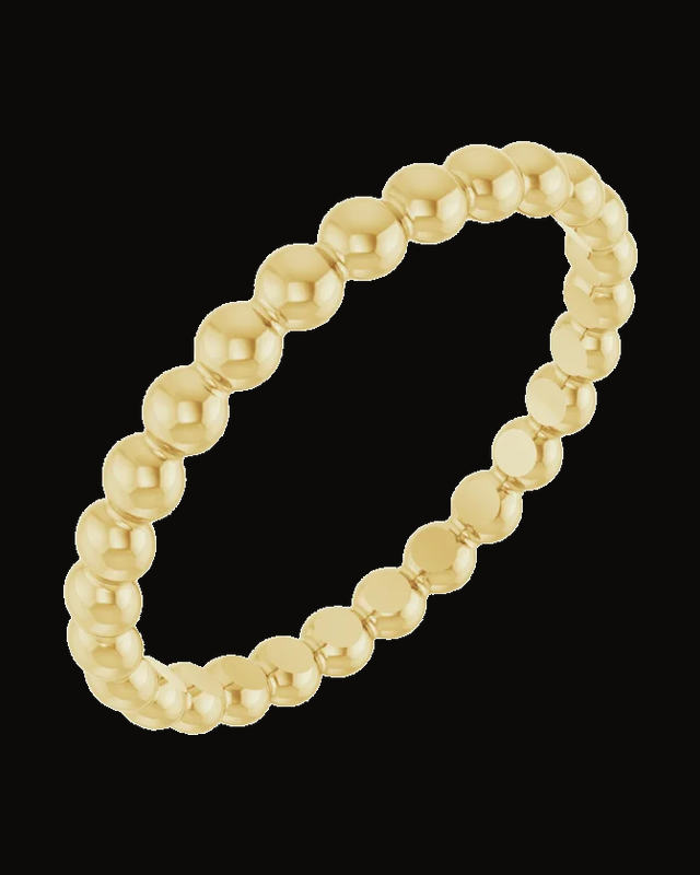 Beaded Stackable Ring
