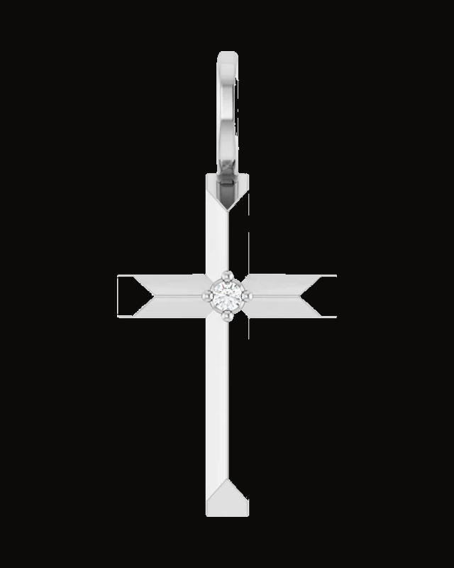 0.0075 Ct Natural Diamond Knife-Edge Necklace