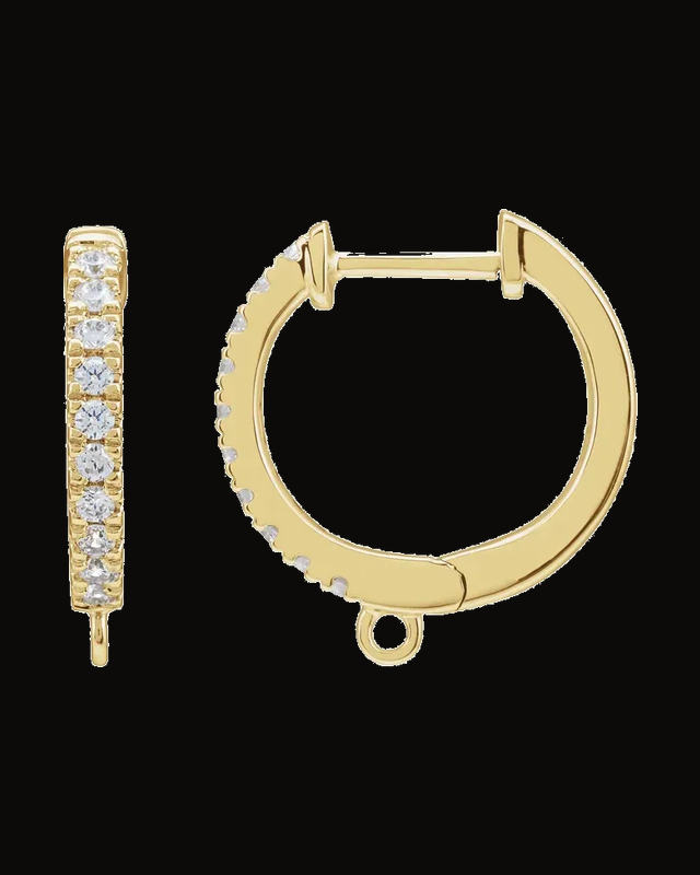 Accented Hoop Earring Top