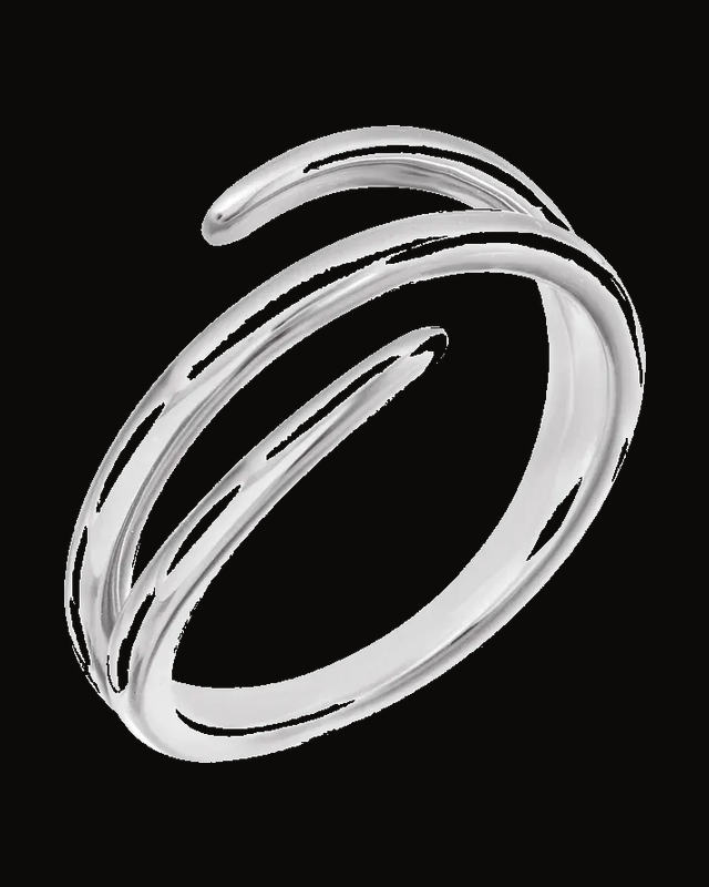 Freeform Ring — Sterling Silver · 1.7 mm · Size 7