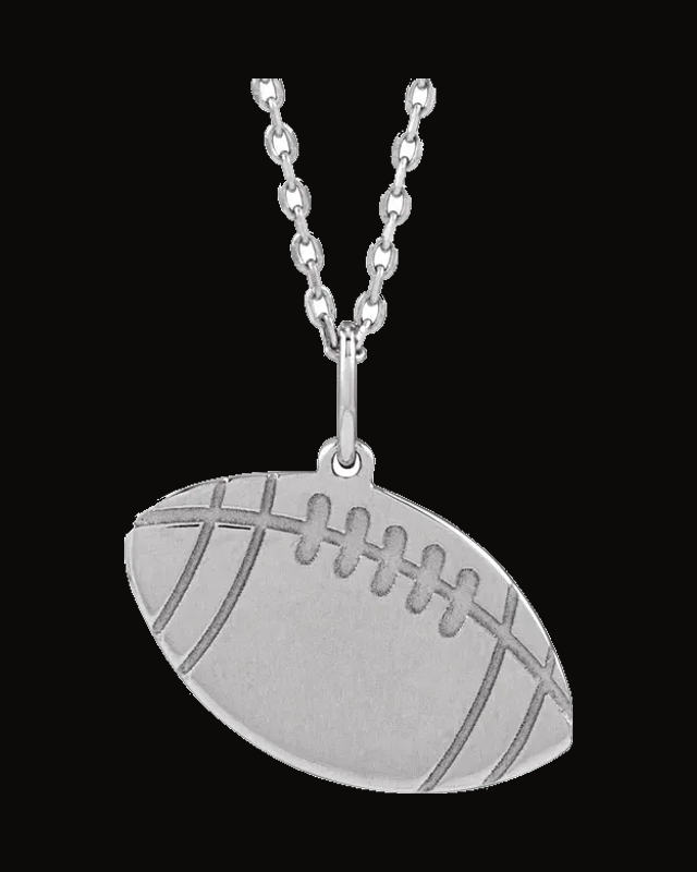 Engravable Sports Ball Necklace or Pendant