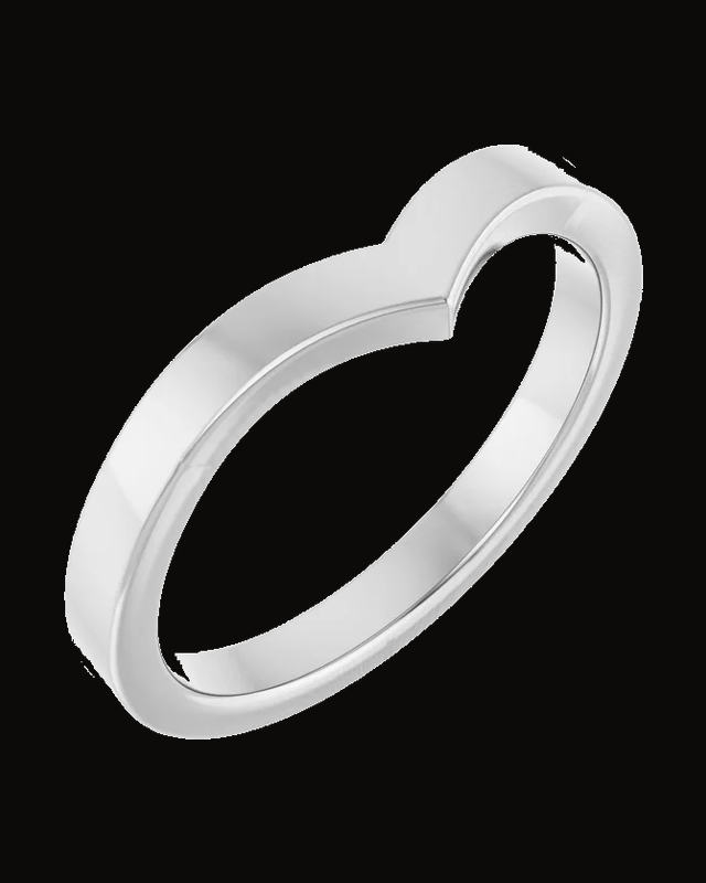 Contour Band — 14K Yellow / White Gold · 4.8 x 1.8 mm
