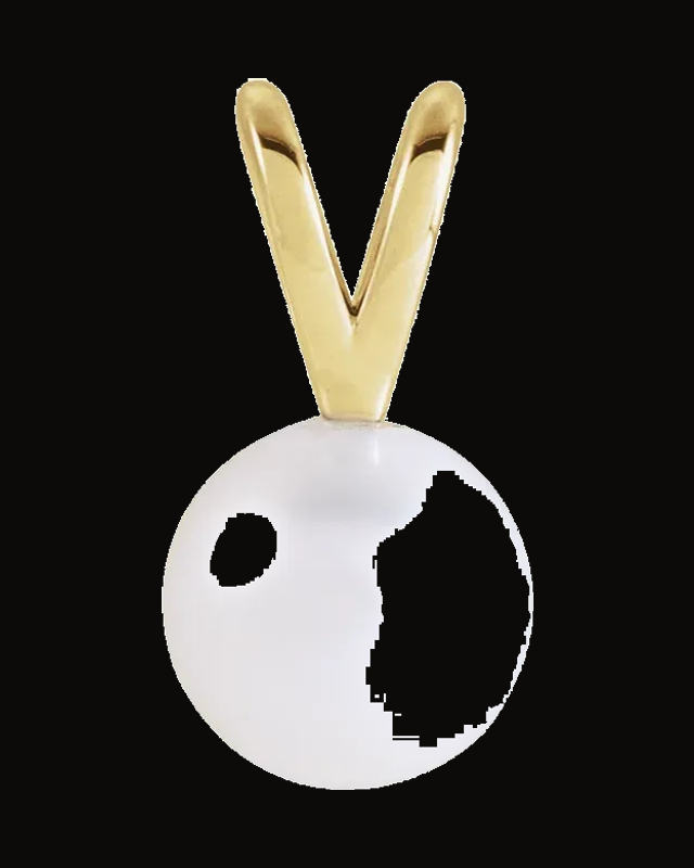 Cultured White Akoya Pearl Pendant