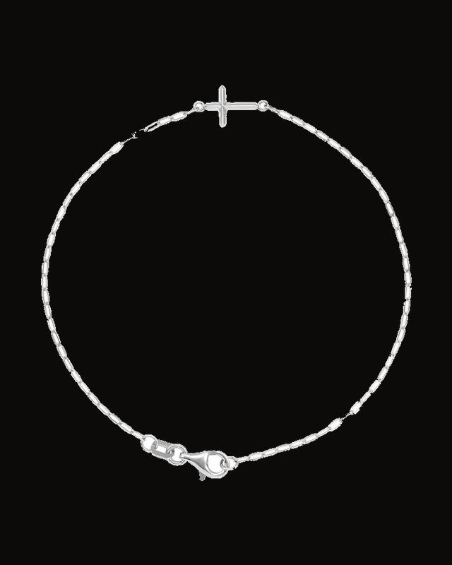 Sideways Cross Bracelet