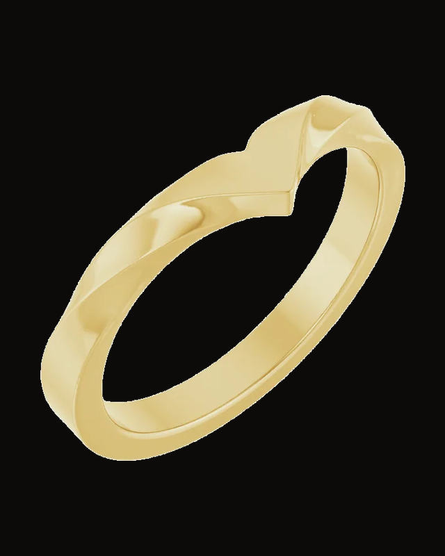 Contour Band — 14K Yellow Gold · 5.3 x 1.8 mm · Size 7