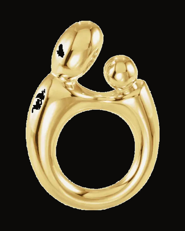 Mother and Child® Slide Pendant — 14K Yellow Gold