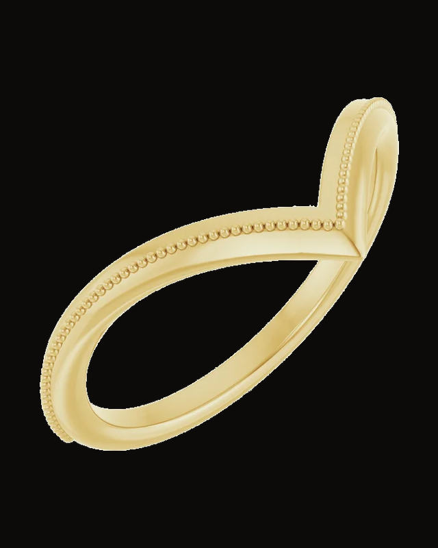 Contour Band — 14K Yellow / White Gold · 9.3 x 2.1 mm