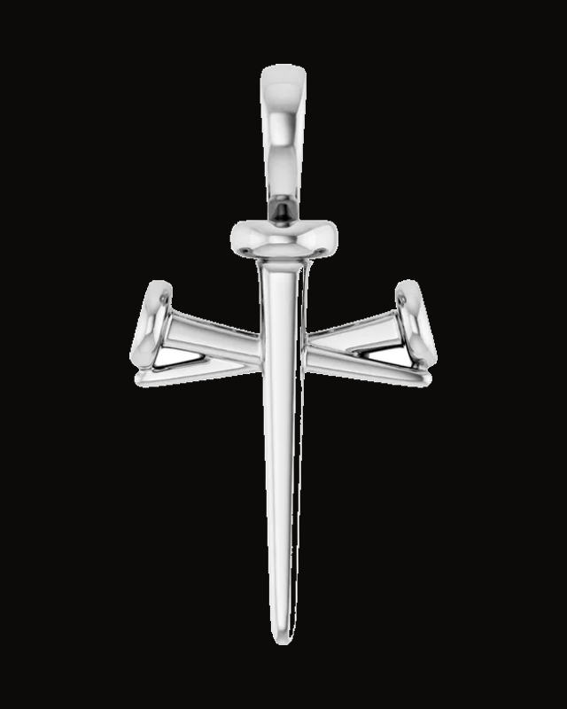Nail Design Cross Pendant