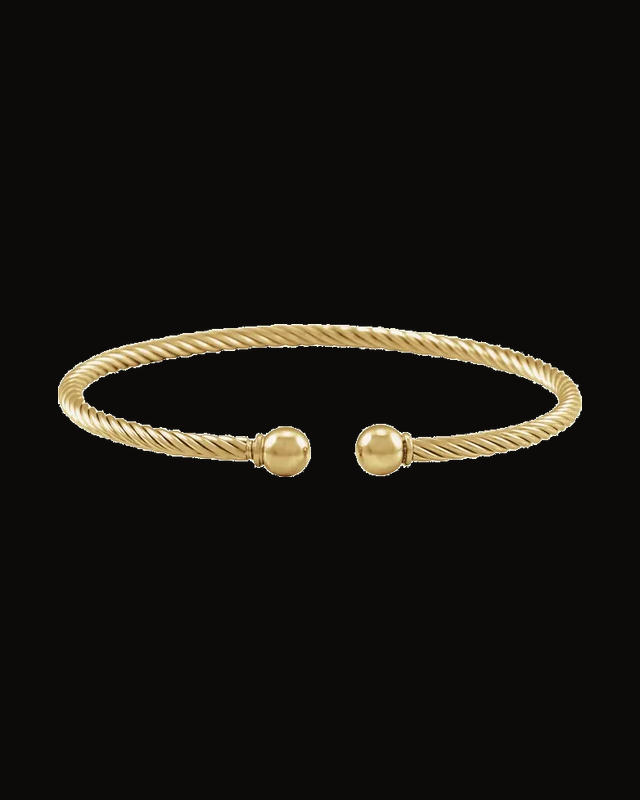 Cuff Bracelet — 14K Yellow Gold-Plated