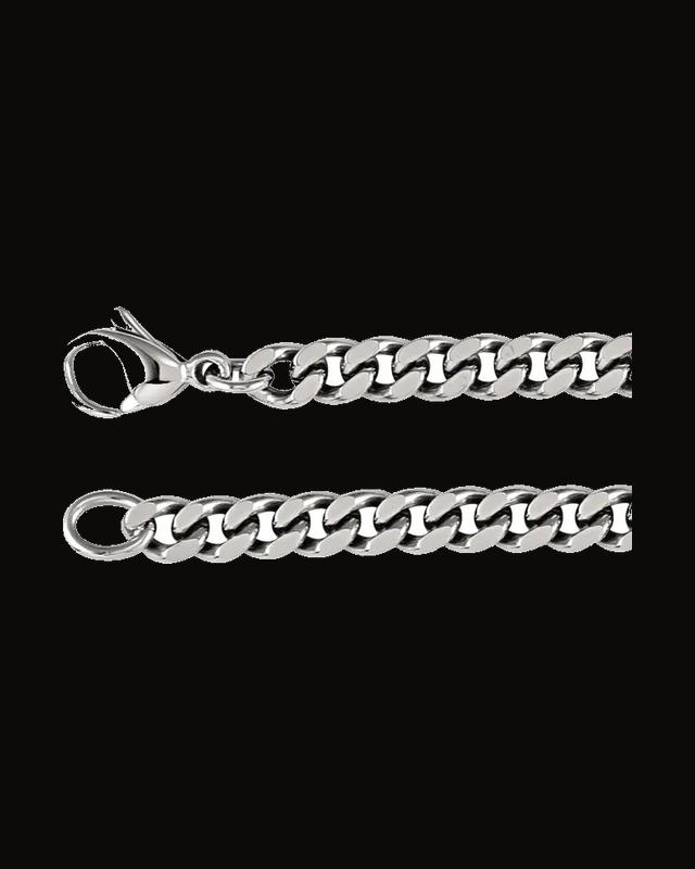 5.3 mm Curb Chain — Titanium