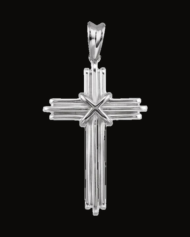 Cross Pendant — Sterling Silver