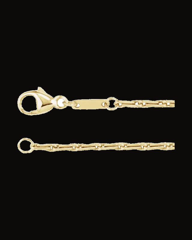 1.5 mm Barleycorn Chain — 14K Yellow Gold