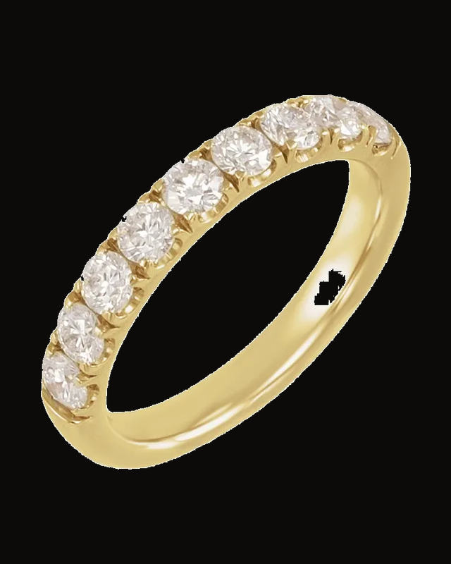 1/2 CTW Lab-Grown Diamond Anniversary Band — 14K Yellow Gold · 2.32 mm