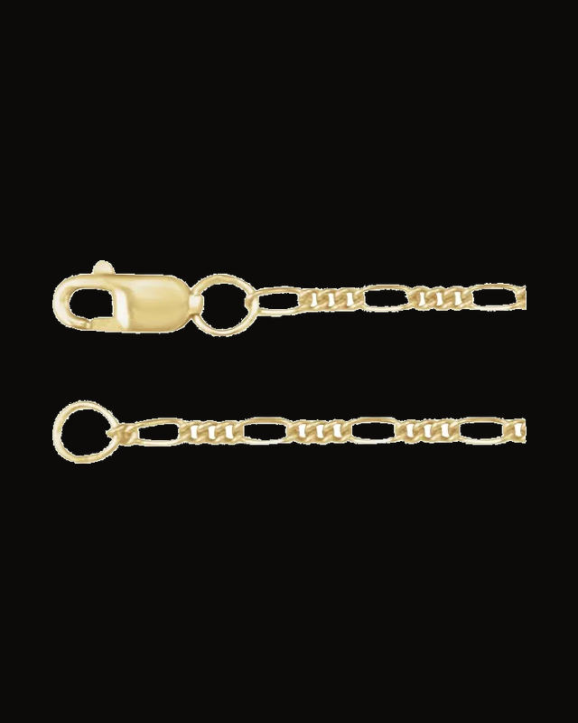 1.5 mm Figaro Chain — 14K Yellow Gold-Filled