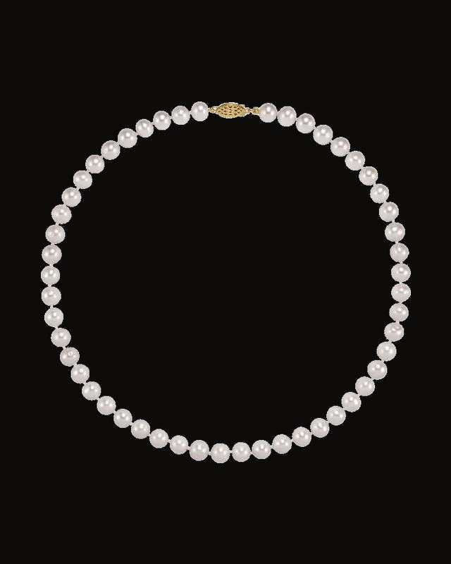Pearl Necklace — 14K Yellow Gold-Filled · Cultured Freshwater Pearl