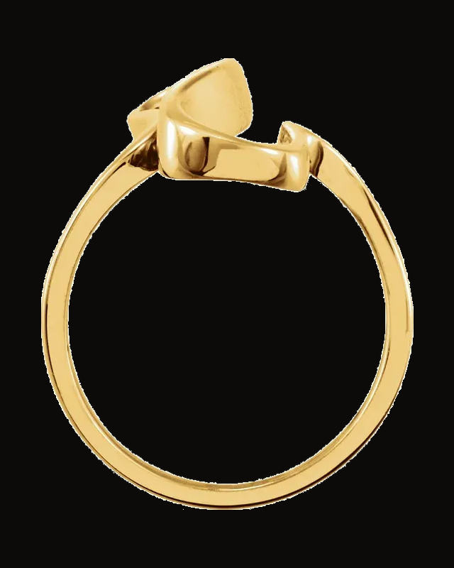 Freeform Ring — 14K Yellow Gold · 18 mm