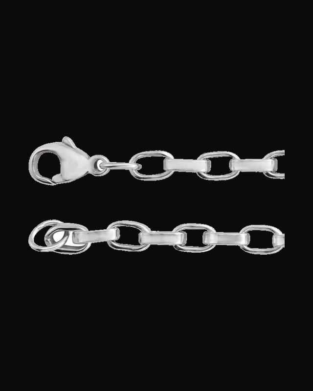 Rectangular Oval Rolo Chain