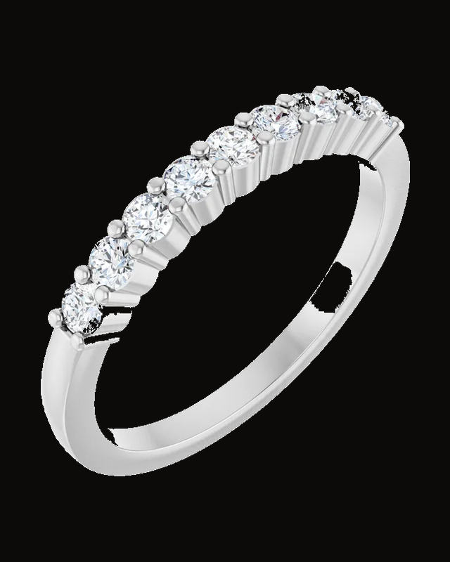 Anniversary Band — 14K White / Yellow Gold · 2.2 mm
