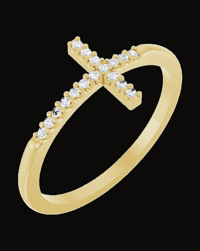 Sideways Cross Ring