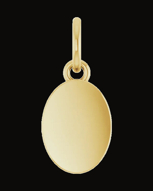 Engravable Oval Pendant