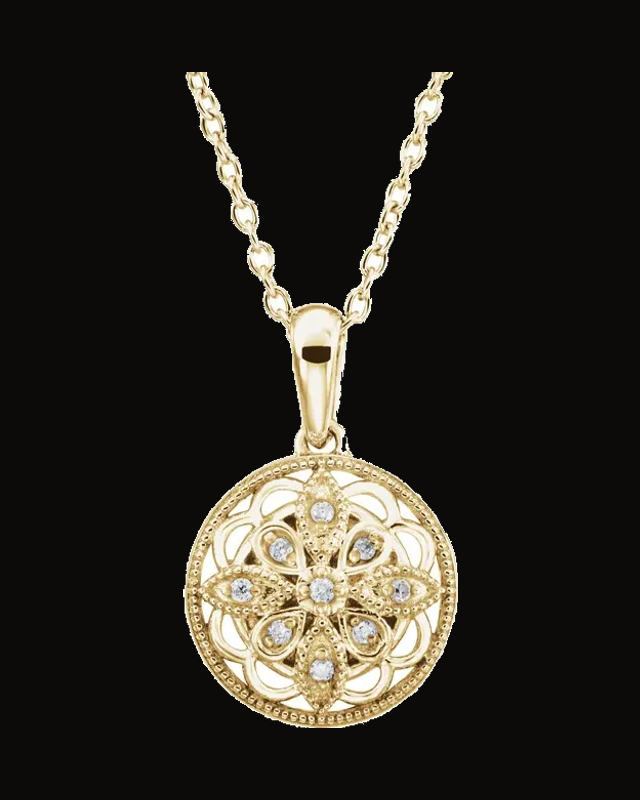 Granulated Filigree Necklace