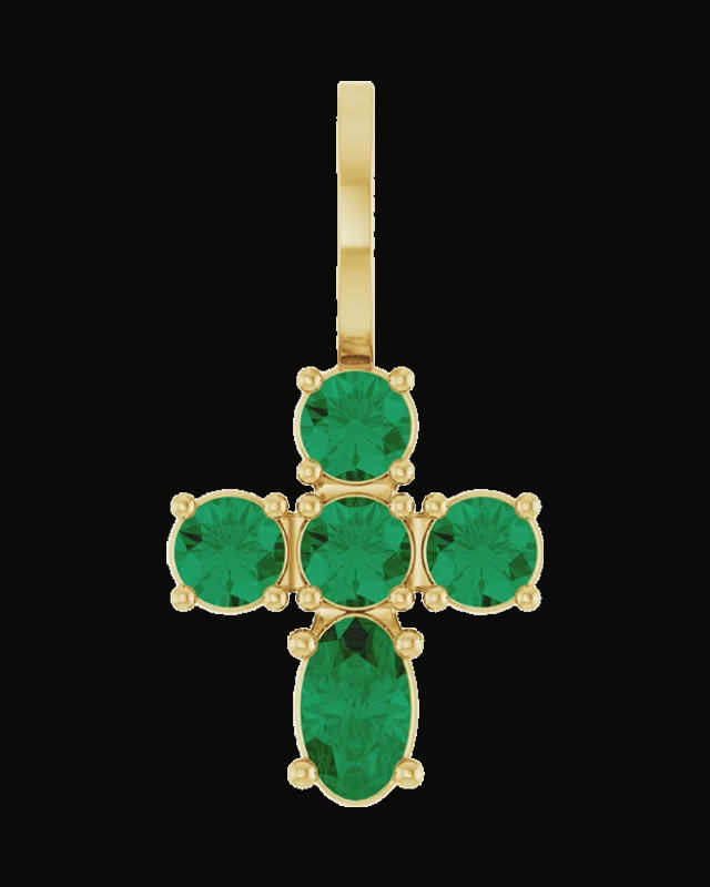 Accented Cross Charm/Pendant