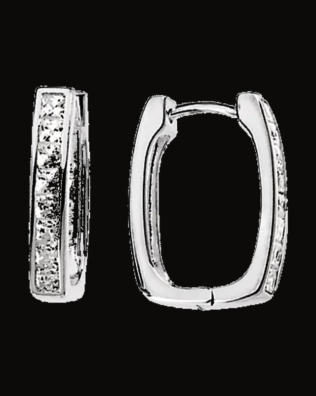 Hinged Hoop Earrings — Sterling Silver · 2 mm