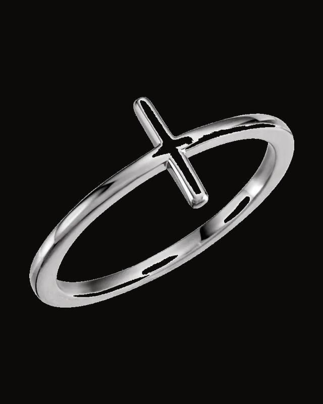 Sideways Cross Ring