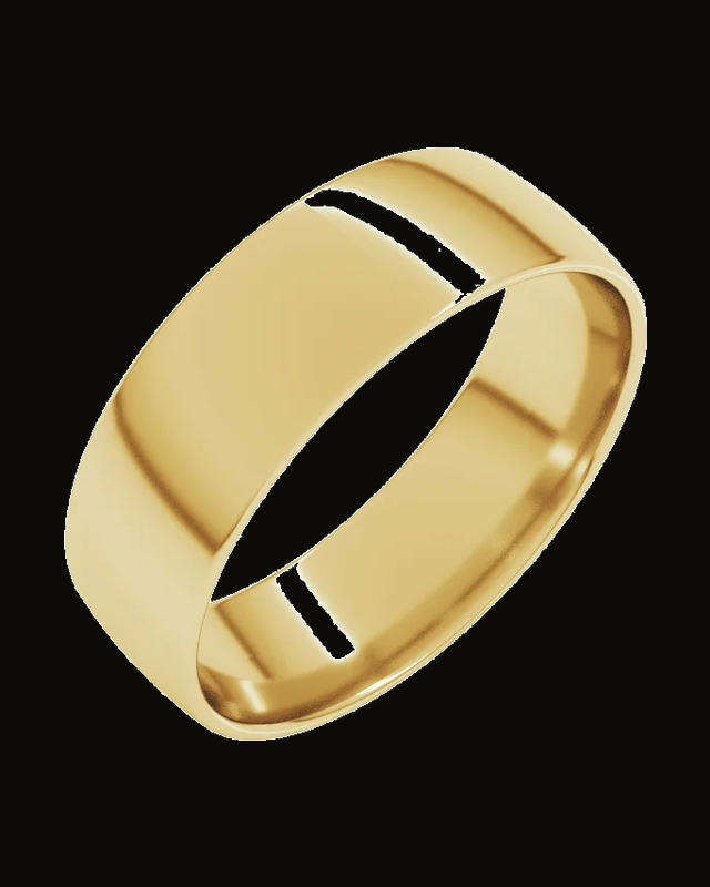 Ultra-Lightweight Comfort-Fit European-Style Band — 14K Yellow Gold