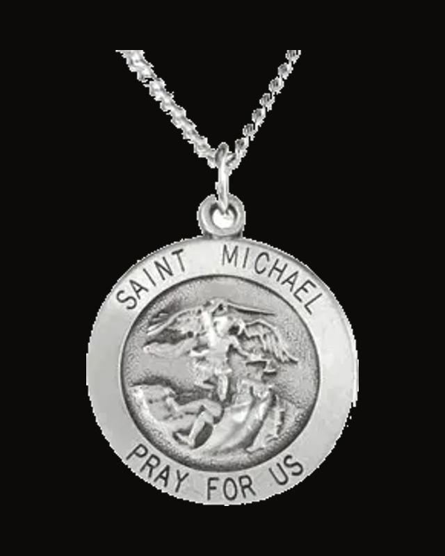 St. Michael Medal Necklace or Pendant