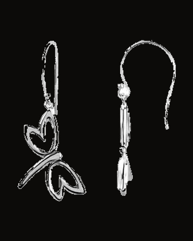 Dragonfly Earrings — Sterling Silver