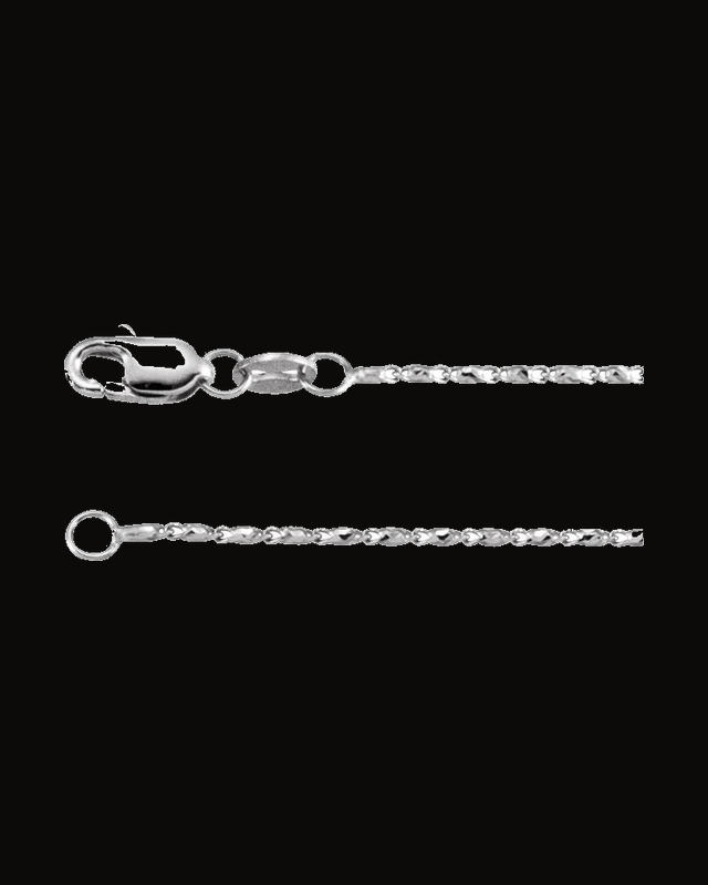 1 mm Raso Chain — 14K Yellow / White Gold