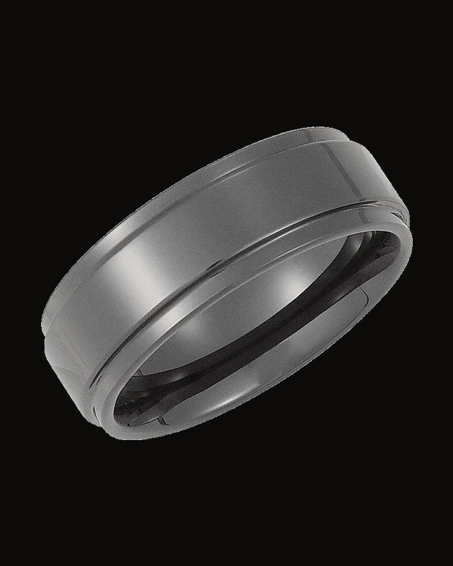 Ceramic Couture® Stepped-Edge Comfort-Fit Band