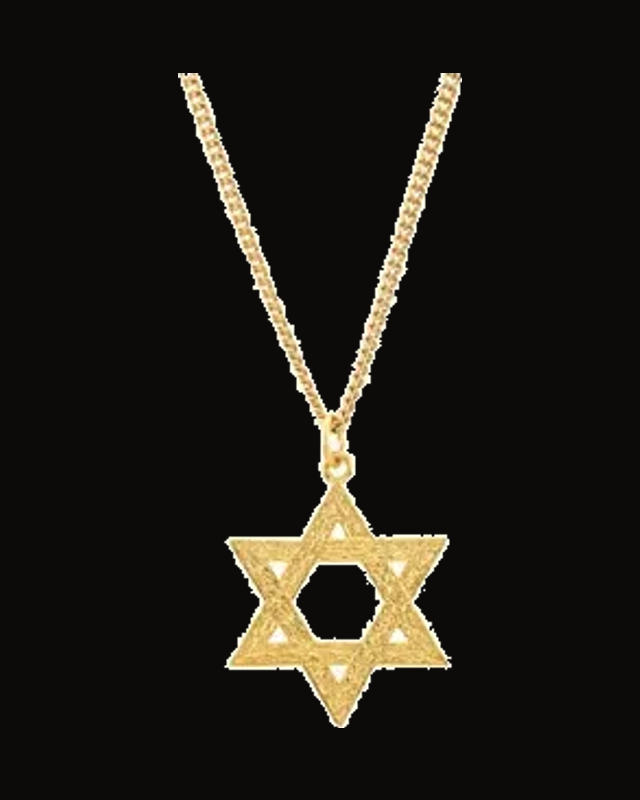 Star of David Necklace — 24K Gold-Plated on Sterling Silver