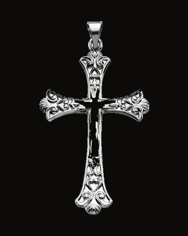 Cross Pendant — Sterling Silver