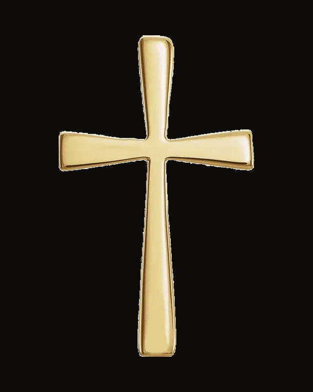 Cross Pendant — 14K Yellow Gold