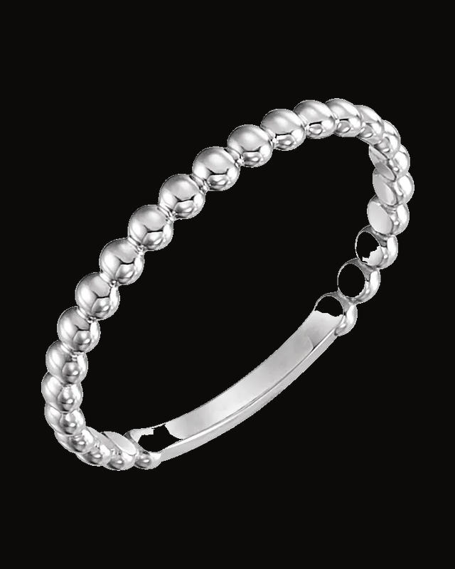 Stackable Beaded Ring