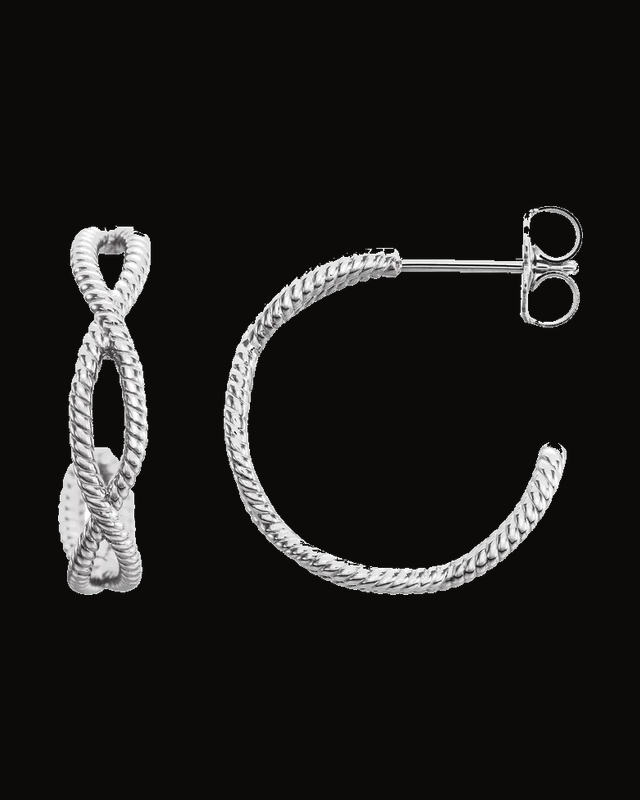 Rope Hoop Earrings