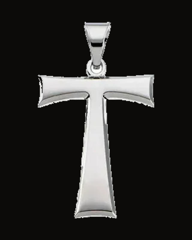 Tau Cross Pendant — Sterling Silver