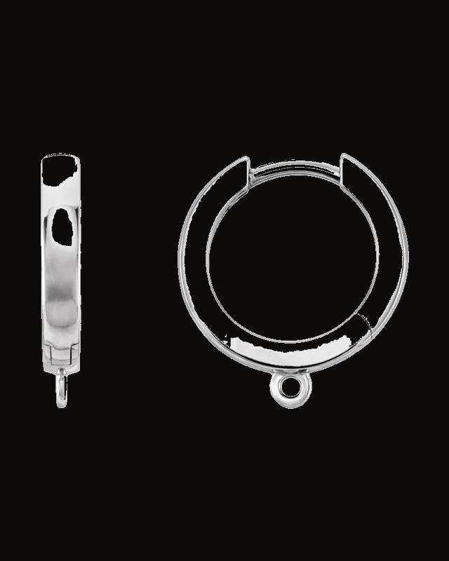 Hinged Hoop Earring Top